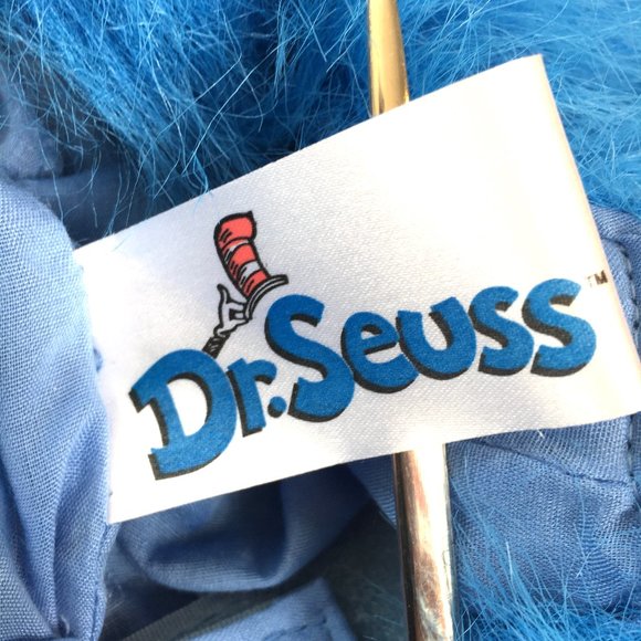 Dr. Seuss Thing Blue Fur Wig Cap - Picture 8 of 10